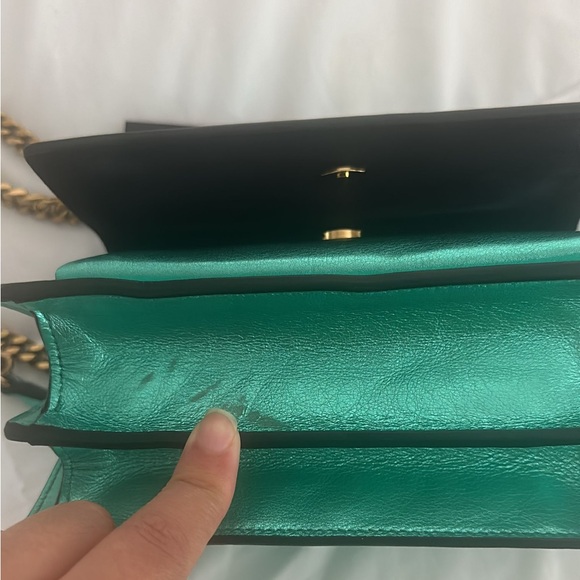 Saint Laurent Metallic Monogram Sunset Bag - Picture 7 of 16